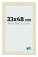 Fotolijst 33x48cm Sonoma Eiken MDF Pisa Voorzijde Maat | Yourdecoration.nl