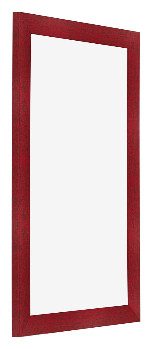 Fotolijst 33x48cm Wijnrood Geveegd MDF Pisa Voorzijde Schuin | Yourdecoration.nl
