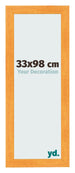 Fotolijst 33x98cm Oranje MDF Pisa Voorzijde Maat | Yourdecoration.nl