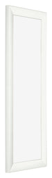 Fotolijst 33x98cm Wit Geveegd MDF Pisa Voorzijde Schuin | Yourdecoration.nl