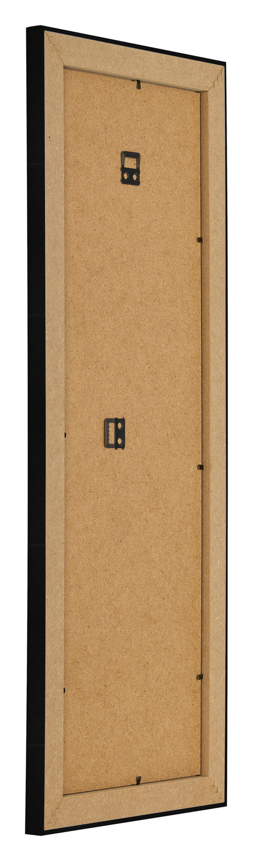 Fotolijst 33x98cm Zwart Hoogglans MDF Pisa Achterzijde Schuin | Yourdecoration.nl