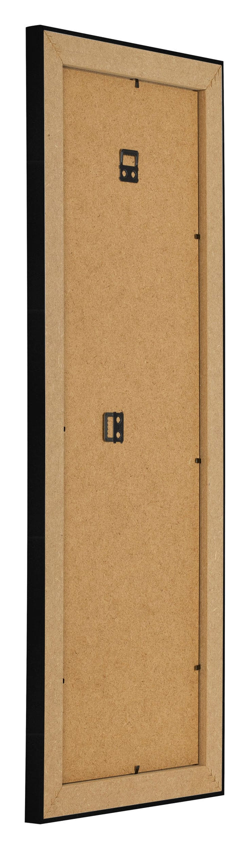 Fotolijst 33x98cm Zwart Hoogglans MDF Pisa Achterzijde Schuin | Yourdecoration.nl