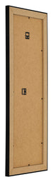 Fotolijst 33x98cm Zwart Hoogglans MDF Pisa Achterzijde Schuin | Yourdecoration.nl