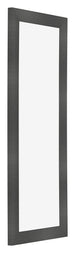 Fotolijst 33x98cm Zwart Mat MDF Pisa Voorzijde Schuin | Yourdecoration.nl