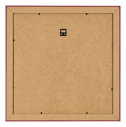 Fotolijst 35x35cm Wijnrood Geveegd MDF Pisa Achterzijde | Yourdecoration.nl