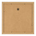 Fotolijst 35x35cm Wit Mat MDF Pisa Achterzijde | Yourdecoration.nl