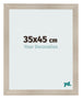 Fotolijst 35x45cm Eiken Licht MDF Pisa Voorzijde Maat | Yourdecoration.nl