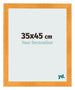 Fotolijst 35x45cm Oranje MDF Pisa Voorzijde Maat | Yourdecoration.nl