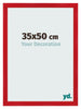 Fotolijst 35x50cm Rood MDF Pisa Voorzijde Maat | Yourdecoration.nl