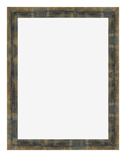 Fotolijst 36x48cm Blauw Goud Gemeleerd MDF Pisa Voorzijde | Yourdecoration.nl