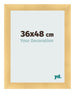 Fotolijst 36x48cm Goud Mat MDF Pisa Voorzijde Maat | Yourdecoration.nl