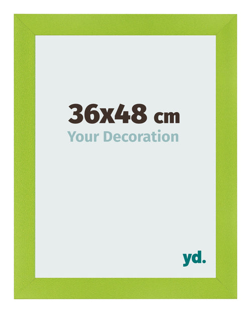 Fotolijst 36x48cm Groen MDF Pisa Voorzijde Maat | Yourdecoration.nl