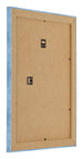 Fotolijst 36x48cm Helder Blauw Geveegd MDF Pisa Achterzijde Schuin | Yourdecoration.nl
