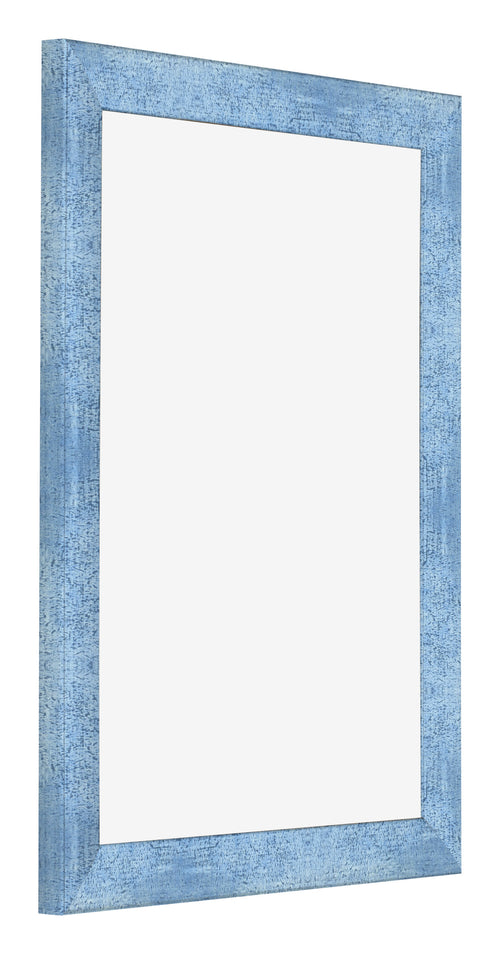 Fotolijst 36x48cm Helder Blauw Geveegd MDF Pisa Voorzijde Schuin | Yourdecoration.nl