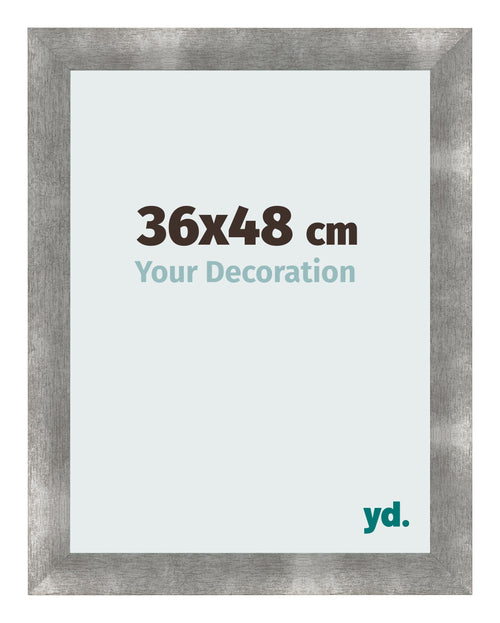 Fotolijst 36x48cm Metaal Vintage MDF Pisa Voorzijde Maat | Yourdecoration.nl