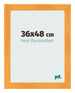 Fotolijst 36x48cm Oranje MDF Pisa Voorzijde Maat | Yourdecoration.nl