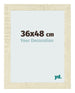 Fotolijst 36x48cm Sonoma Eiken MDF Pisa Voorzijde Maat | Yourdecoration.nl