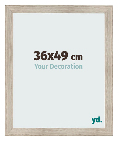 Fotolijst 36x49cm Eiken Licht MDF Pisa Voorzijde Maat | Yourdecoration.nl