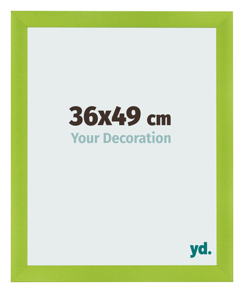 Fotolijst 36x49cm Groen MDF Pisa Voorzijde Maat | Yourdecoration.nl