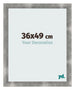 Fotolijst 36x49cm Metaal Vintage MDF Pisa Voorzijde Maat | Yourdecoration.nl