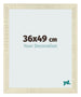 Fotolijst 36x49cm Sonoma Eiken MDF Pisa Voorzijde Maat | Yourdecoration.nl