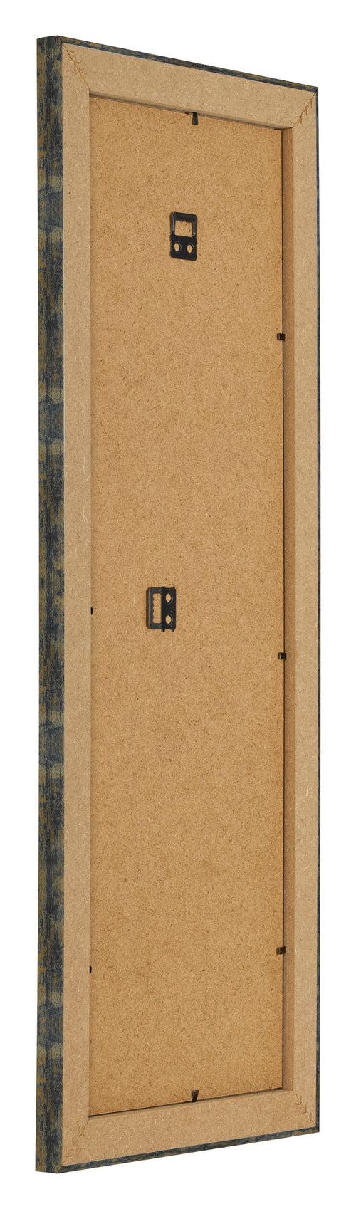 Fotolijst 37 5x98cm Blauw Goud Gemeleerd MDF Pisa Achterzijde Schuin | Yourdecoration.nl