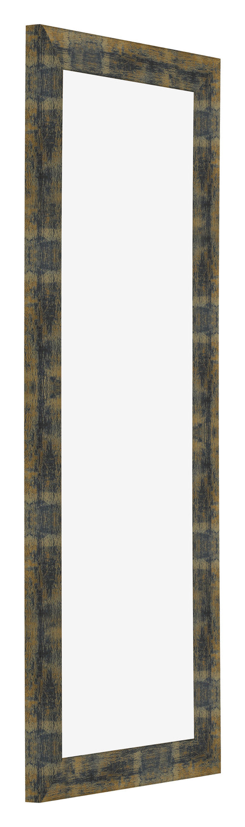 Fotolijst 37 5x98cm Blauw Goud Gemeleerd MDF Pisa Voorzijde Schuin | Yourdecoration.nl