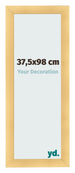 Fotolijst 37 5x98cm Goud Mat MDF Pisa Voorzijde Maat | Yourdecoration.nl