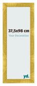 Fotolijst 37 5x98cm Goud Vintage MDF Pisa Voorzijde Maat | Yourdecoration.nl