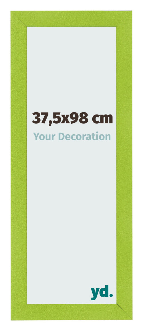 Fotolijst 37 5x98cm Groen MDF Pisa Voorzijde Maat | Yourdecoration.nl