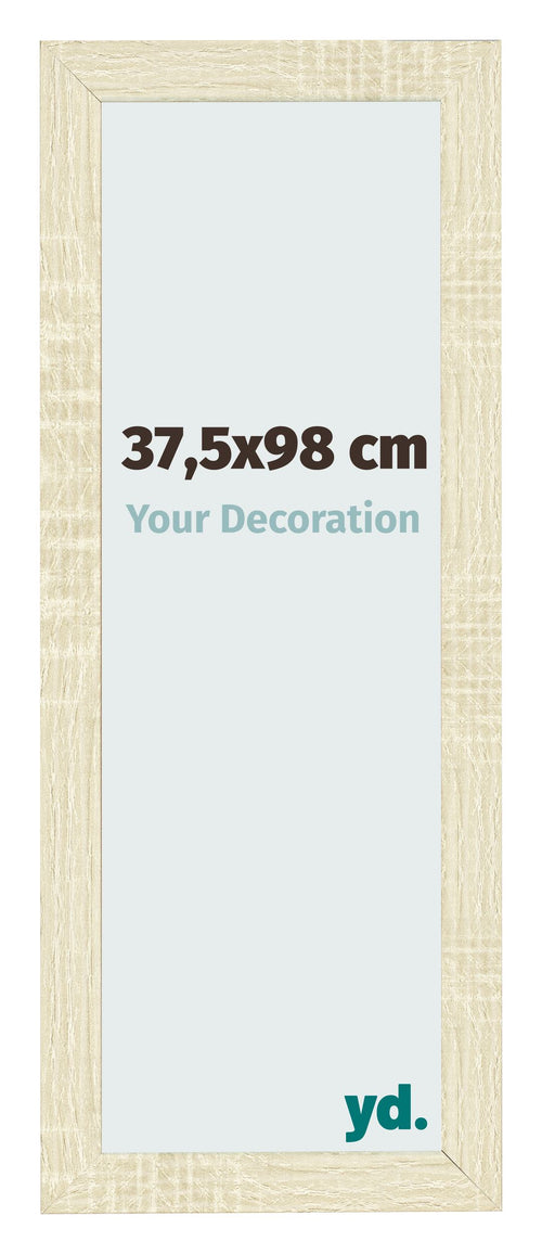 Fotolijst 37 5x98cm Sonoma Eiken MDF Pisa Voorzijde Maat | Yourdecoration.nl
