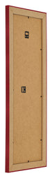 Fotolijst 37 5x98cm Wijnrood Geveegd MDF Pisa Achterzijde Schuin | Yourdecoration.nl