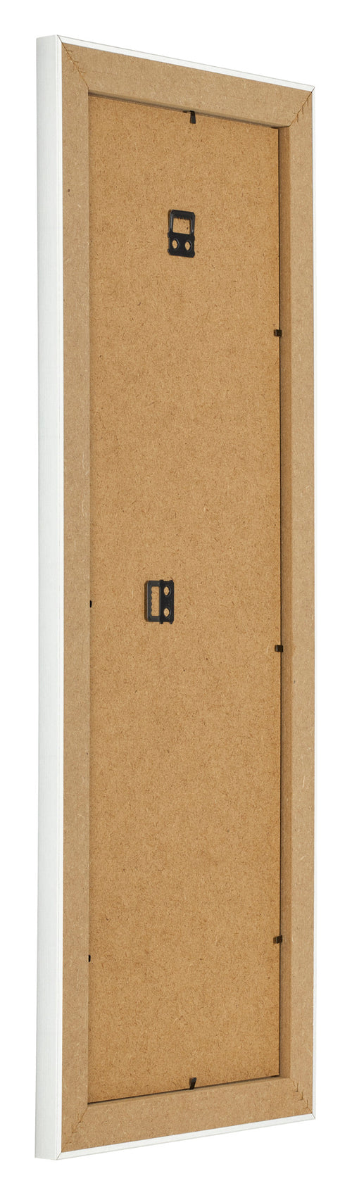 Fotolijst 37 5x98cm Wit Geveegd MDF Pisa Achterzijde Schuin | Yourdecoration.nl
