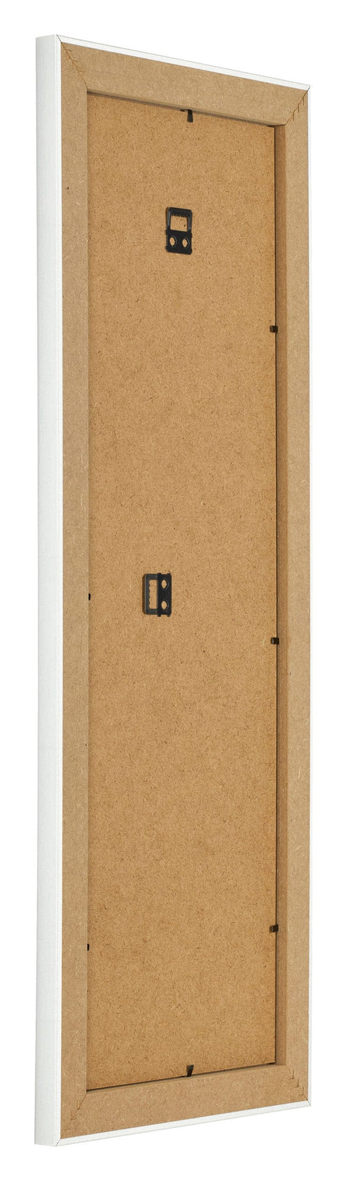 Fotolijst 37 5x98cm Wit Geveegd MDF Pisa Achterzijde Schuin | Yourdecoration.nl
