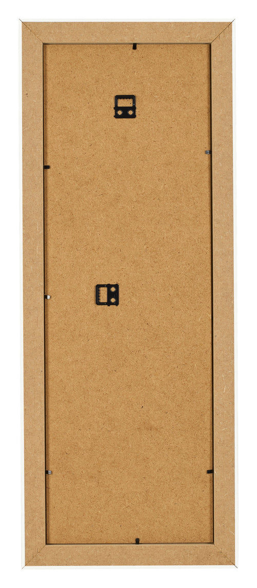Fotolijst 37 5x98cm Wit Geveegd MDF Pisa Achterzijde | Yourdecoration.nl