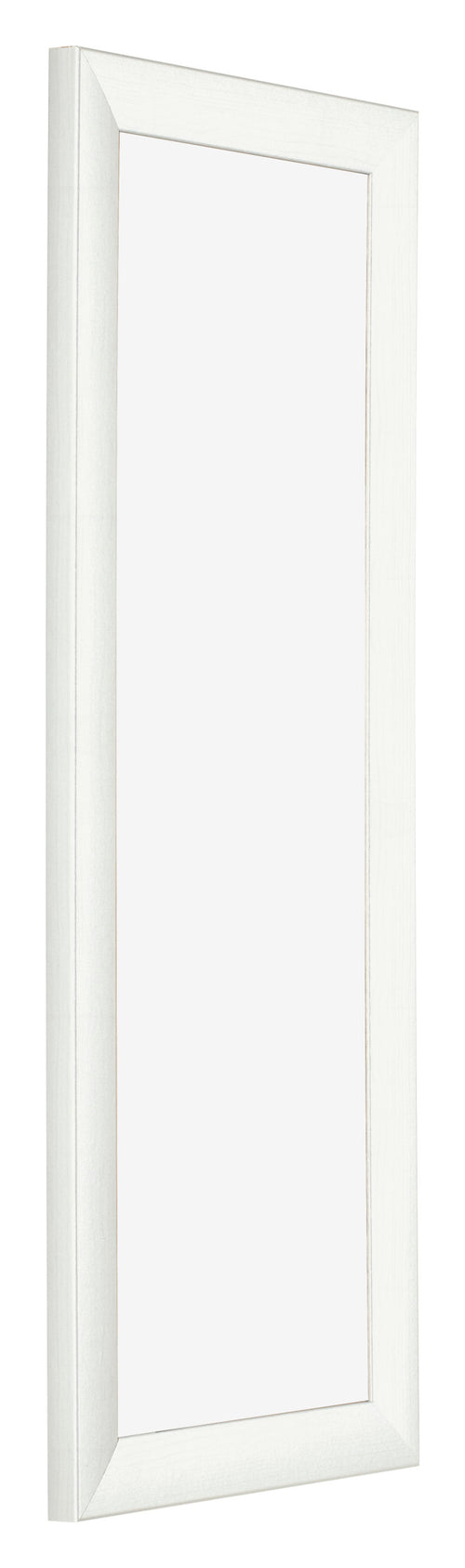 Fotolijst 37 5x98cm Wit Geveegd MDF Pisa Voorzijde Schuin | Yourdecoration.nl