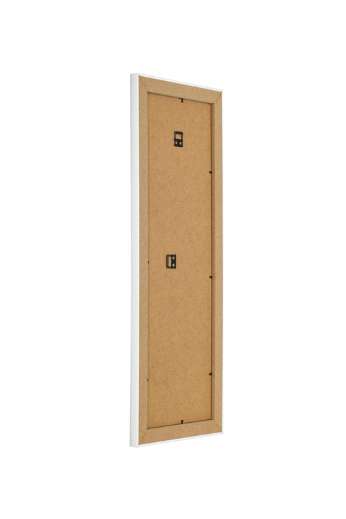 Fotolijst 37 5x98cm Wit Hoogglans MDF Pisa Achterzijde Schuin | Yourdecoration.nl