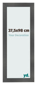 Fotolijst 37 5x98cm Zwart Mat MDF Pisa Voorzijde Maat | Yourdecoration.nl