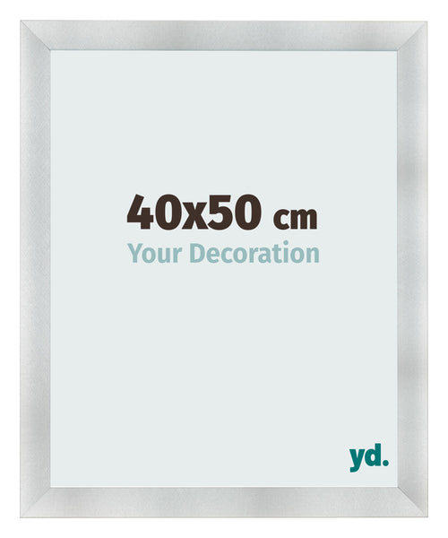 Fotolijst 40x50cm Aluminium Geborsteld MDF Pisa Voorzijde Maat | Yourdecoration.nl