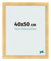 Fotolijst 40x50cm Goud Mat MDF Pisa Voorzijde Maat | Yourdecoration.nl