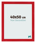 Fotolijst 40x50cm Rood MDF Pisa Voorzijde Maat | Yourdecoration.nl