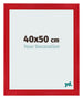 Fotolijst 40x50cm Rood MDF Pisa Voorzijde Maat | Yourdecoration.nl