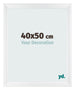 Fotolijst 40x50cm Wit Hoogglans MDF Pisa Voorzijde Maat | Yourdecoration.nl