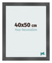 Fotolijst 40x50cm Zwart Mat MDF Pisa Voorzijde Maat | Yourdecoration.nl