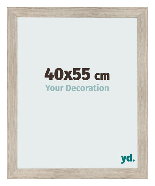 Fotolijst 40x55cm Eiken Licht MDF Pisa Voorzijde Maat | Yourdecoration.nl
