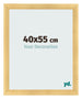 Fotolijst 40x55cm Goud Mat MDF Pisa Voorzijde Maat | Yourdecoration.nl