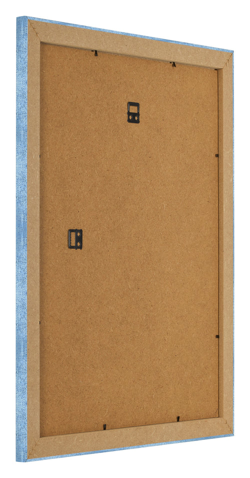Fotolijst 40x55cm Helder Blauw Geveegd MDF Pisa Achterzijde Schuin | Yourdecoration.nl