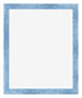 Fotolijst 40x55cm Helder Blauw Geveegd MDF Pisa Voorzijde | Yourdecoration.nl