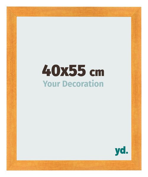 Fotolijst 40x55cm Oranje MDF Pisa Voorzijde Maat | Yourdecoration.nl