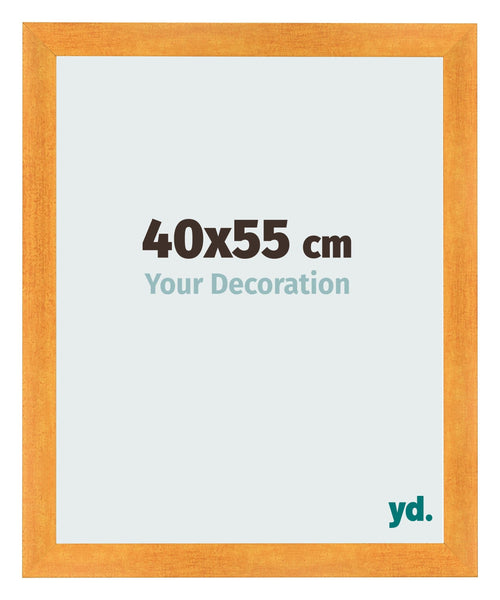 Fotolijst 40x55cm Oranje MDF Pisa Voorzijde Maat | Yourdecoration.nl